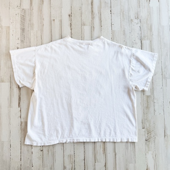 Vintage Looney Tunes Daffy Duck T-Shirt 90s Single Stitch Cropped Boxy Women’s - Picture 6 of 16